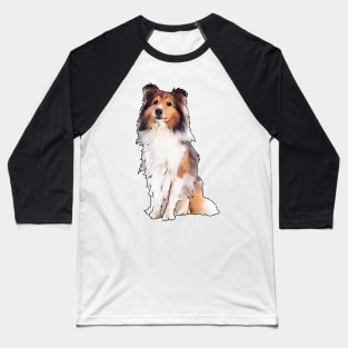 Shetland Sheepdog Sheltie Baseball T-Shirt